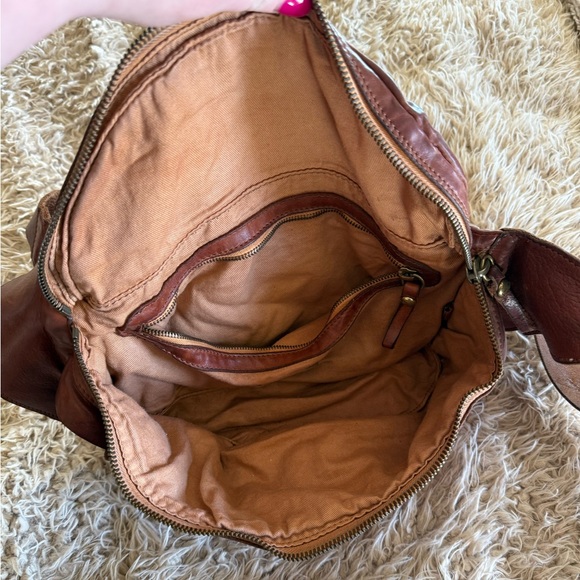 Campomaggi Brown Leather Crossbody Bag - Picture 2 of 10